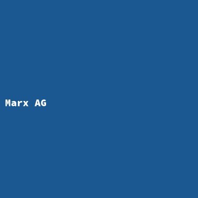 Hersteller: Marx AG