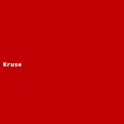 Hersteller: Kruse
