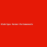 Klebriges Marmor-Portemonnaie