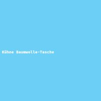 K&uuml;hne Baumwolle-Tasche