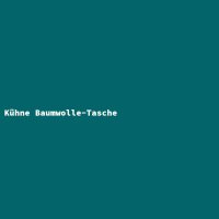 K&uuml;hne Baumwolle-Tasche