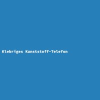 Klebriges Kunststoff-Telefon