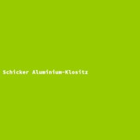 Schicker Aluminium-Klositz
