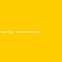G&uuml;nstiger Seide-Briefkasten
