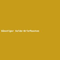 G&uuml;nstiger Seide-Briefkasten
