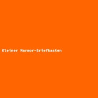 Kleiner Marmor-Briefkasten