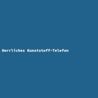 Herrliches Kunststoff-Telefon