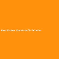 Herrliches Kunststoff-Telefon
