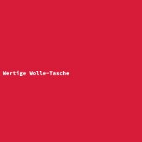 Wertige Wolle-Tasche