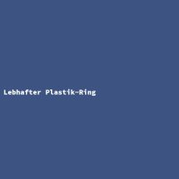 Lebhafter Plastik-Ring