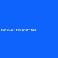 Rustikaler Kunststoff-Akku