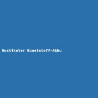 Rustikaler Kunststoff-Akku