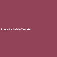 Elegante Seide-Tastatur
