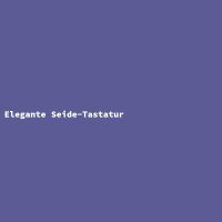 Elegante Seide-Tastatur