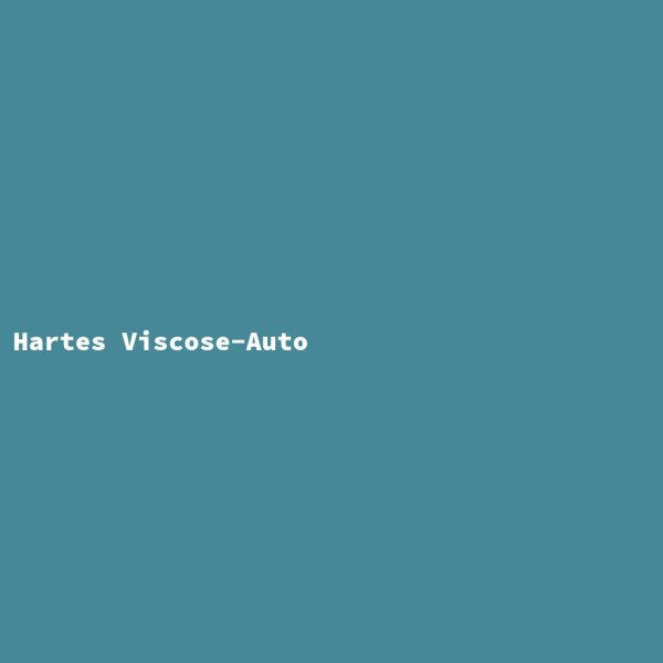 Hartes Viscose-Auto