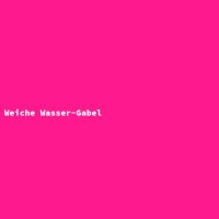 Weiche Wasser-Gabel