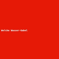 Weiche Wasser-Gabel