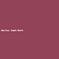 Hartes Samt-Bett
