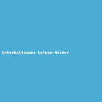 Unterhaltsames Leinen-Messer